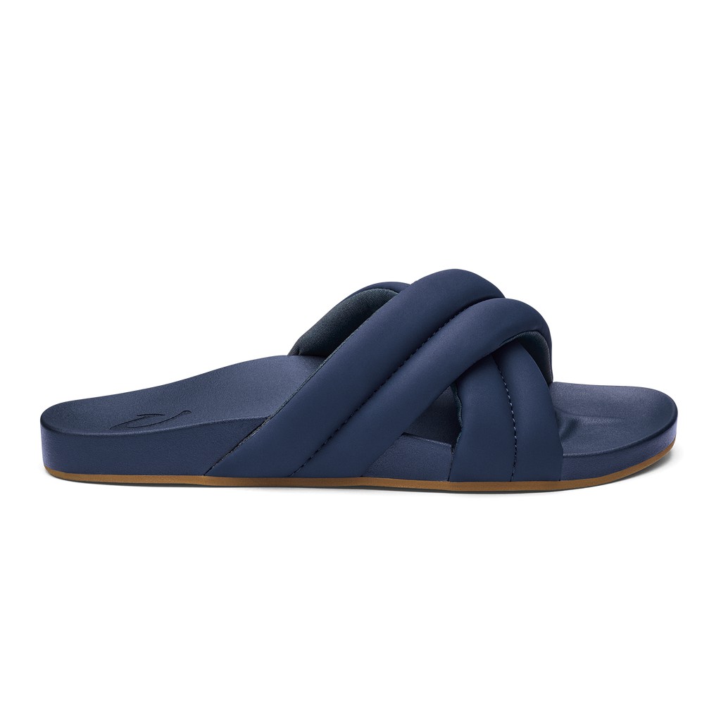 Olukai Badelatschen Damen - Hila Puffy DunkelBlau - 75469VTXO